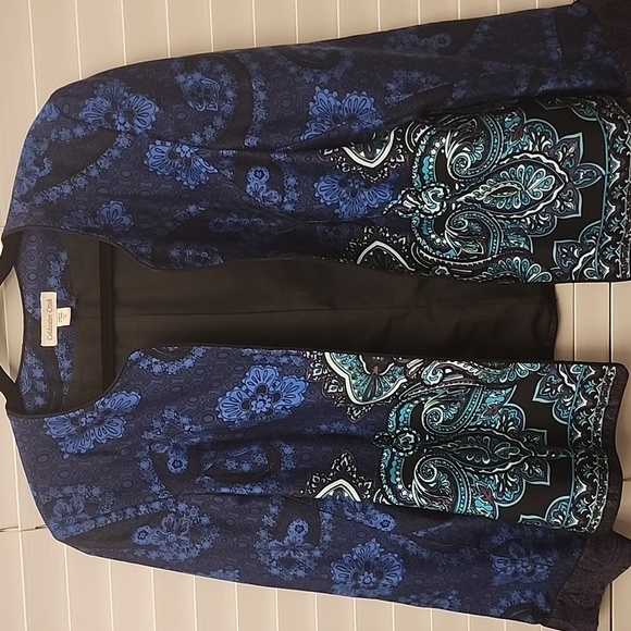 Coldwater Creek sz 16 JacketBlue & Teal - Picture 1 of 7